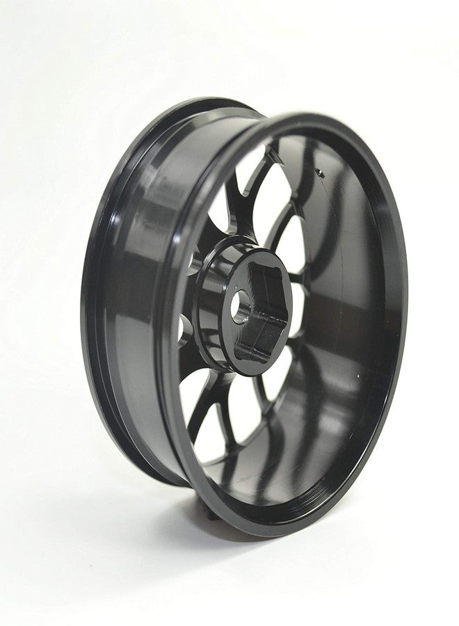 LAFEINA Aluminum Alloy Wheel Rims for 1:10 RC Drift On-Road Racing Car Touring Upgrade Parts (Black) - Image 3